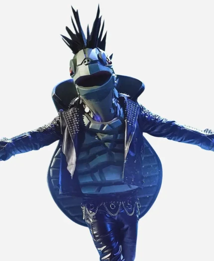 Turtle Black Spikes Leather Jacket