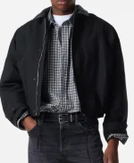 Unisex Acne Studios Black Twill Jacket - For Sale