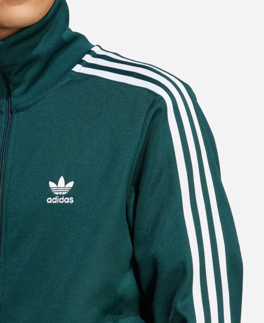 Unisex Adidas Adicolor Classics Heritage Track Jacket in Green