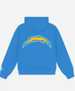 Unisex Bad Bunny x LA Chargers Concho Blue Pullover Hoodie