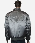 Unisex Battletech Mechwarrior Flight Bomber Jacket - Grey