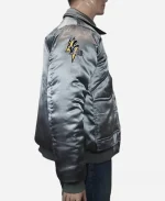 Unisex Battletech Mechwarrior Flight Grey Bomber Jacket - For Sale