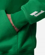 Unisex Jordan love hurts x Jalen Hurts Kelly Green Fleece Hoodie - For Sale