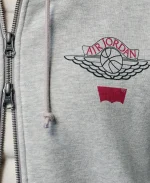Unisex Jordan x Levi's 2026 Grey Full-Zip Hoodie