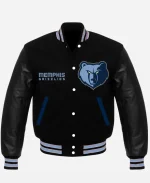 Unisex Memphis Grizzlies Black Varsity Jacket - For Sale