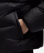 Unisex lululemon Always Down Black Hooded Puffer Jacket