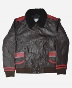   Video Game Dima Rogue Company Brown Cropped Leather Jacket