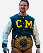 WWE CM Punk Steiner Bros Varsity Jacket