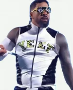 WWE Jey Uso Money In The Bank 2024 Black & White Vest