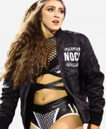 WWE NXT Wren Sinclair NQCC Black Bomber Jacket