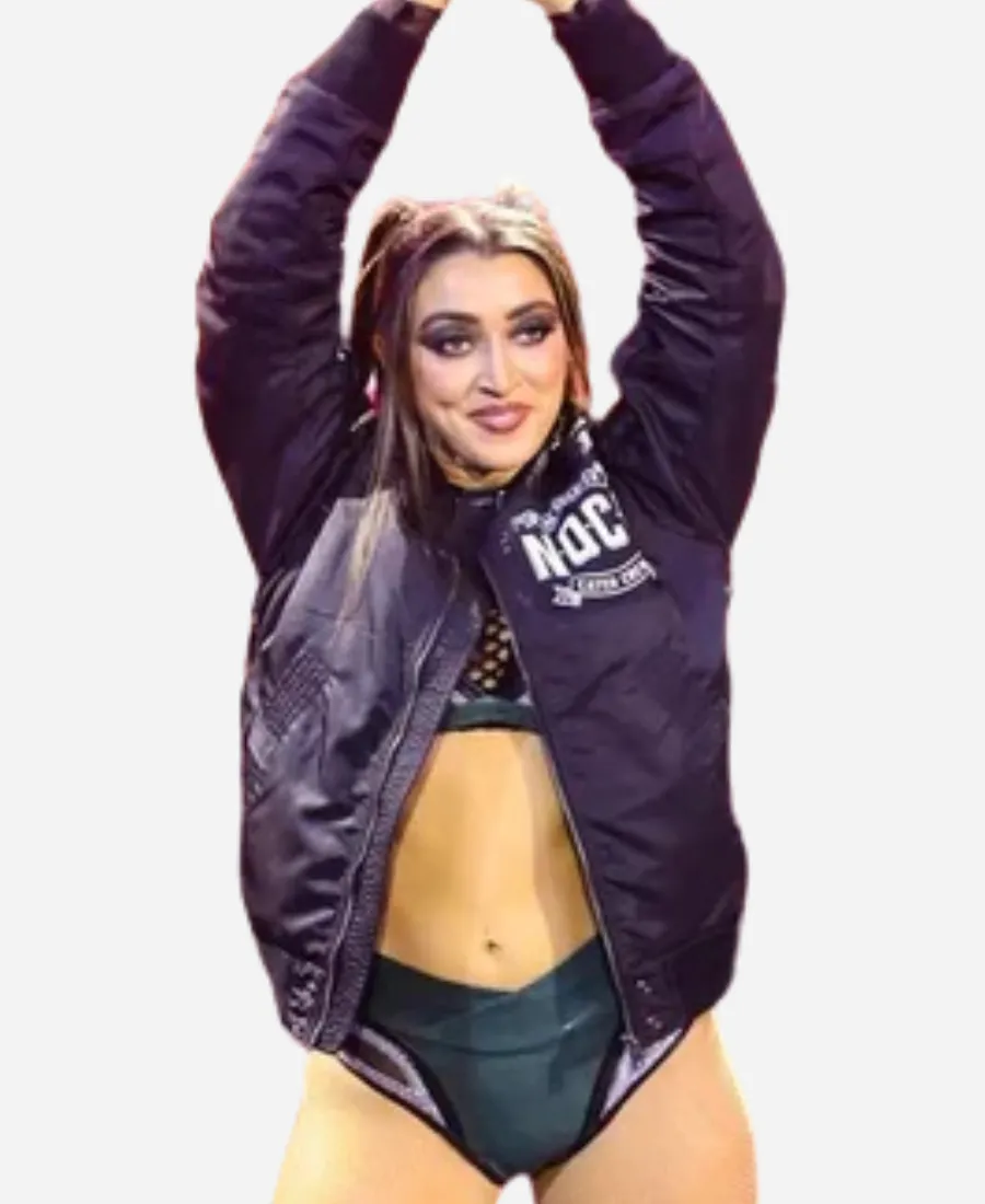 WWE NXT Wren Sinclair NQCC Black Jacket WWE NXT Wren Sinclair NQCC Black Jacket