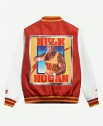 WWE Superstar Hulk Hogan 80s OG Fanimation White Bomber Jacket