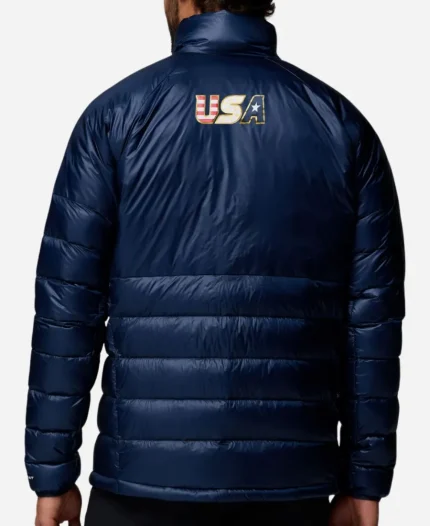 Winter Olympics 2026 Team Blue Puffer Jacket