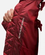 Winter Olympics 2026 Team USA Canada Red Puffer Jacket