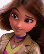  Women Sophia Mendoza Unicorn Academy Leather Jacket