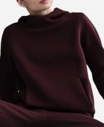 Women's Nike Sportswear Tech Burgundy Fleece Hoodie