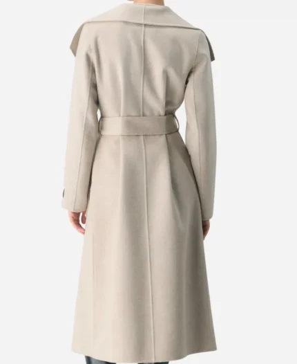 Women's The Portfolio Double-Faced Beige Wool Coat