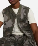 Wrangler x Stranger Things TV Series Season 05 Camo Full Zip Vest