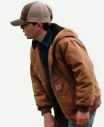 Yellowstone S04 Tate Dutton Brown Hooded Jacket