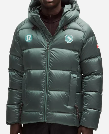 lululemon Team Canada 2026 Green Puffer Jacket