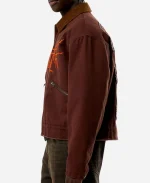 2025 Stranger Things Season 05 Hellfire Lives Brown Jacket