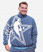 2026 NBA All-Star Game Nike Standard Issue On-Court Full-Zip Game Jacket - Blue
