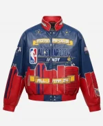 2026 NBA All Star Karl-Anthony Towns Leather Jacket