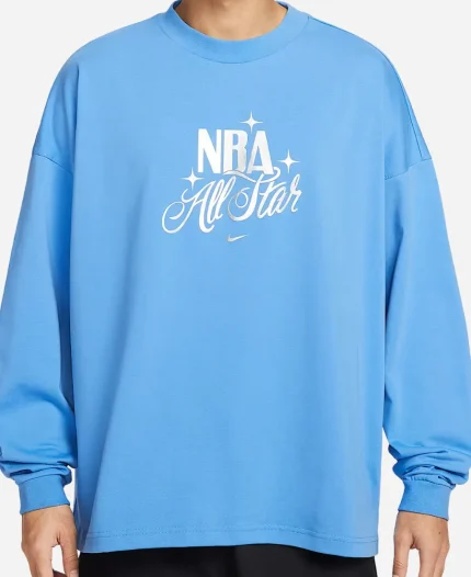 2026 NBA All-Star MVP Anthony Edwards Nike Blue Top Sweatshirt