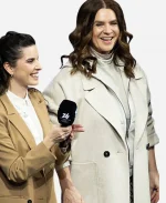 2026 Olympics Katherina Witt Trench Coat