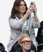 2026 Olympics Katherina Witt Wool Trench Coat