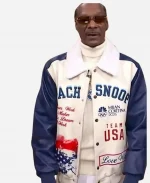 2026 Olympics Snoop Dogg Team USA Coach Varsity Jacket