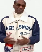 2026 Olympics Team USA Coach Snoop Dogg Varsity Jacket
