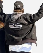 2026 Seattle Seahawks Super Bowl LX Champions Parade Julian Love Wool Varsity Jacket