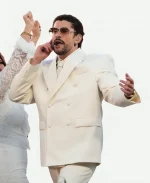 2026 Super Bowl LX Halftime Show Bad Bunny White Blazer