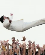 2026 Super Bowl LX Halftime Show Bad Bunny White Suit