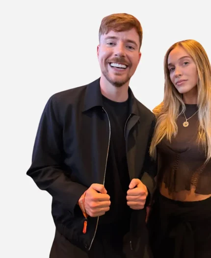 2026 Super Bowl MrBeast Black Jacket