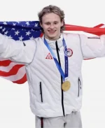 2026 Wiinter Olympics Ilia Malinin Team USA Jacket In White