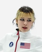 2026 Winter Olympics Alysa Liu White Jacket