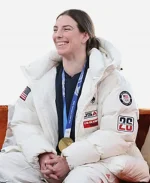 2026 Winter Olympics Closing Ceremony Hilary Knight Team USA Flagbearer Jacket