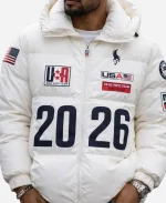 2026 Winter Olympics Evan Bates Team USA Flagbearer Jacket
