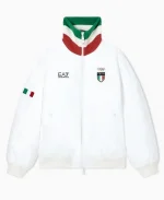 2026 Winter Olympics Federica Brignone Team Italy EA7 White Podium Jacket
