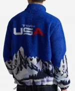 2026 Winter Olympics Polo Ralph Lauren Team USA Pile Fleece Half-Zip Jacket