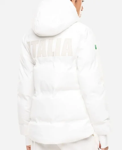 2026 Winter Olympics Sergio Mattarella Team Italy EA7 Emporio Armani Ski Puffer Jacket