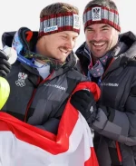 2026 Winter Olympics Ski Jumping Event Team Austria Hooded Jacket