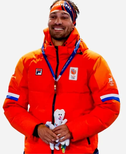 2026 Winter Olympics Team Netherlands Kjeld Nuis Puffer Jacket