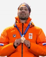 2026 Winter Olympics Team Netherlands Kjeld Nuis Puffer Jacket