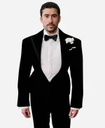 68th GRAMMY Awards 2026 Bad Bunny Velvet Suit In Black