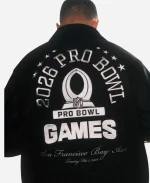 Abercrombie Christian McCaffrey 2026 Pro Bowl Games Black Varsity Jacket