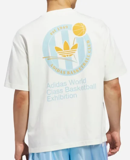 Adidas 2026 Basketball Crest T-Shirt - White