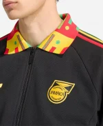 Adidas Jamaica x Bob Marley Away Anthem Jacket In Black